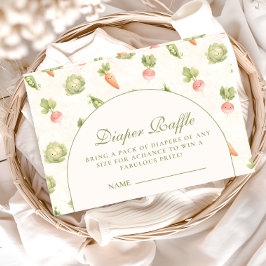Little Sprout Elegant Botanical Diapper Raffle Begleitkarte