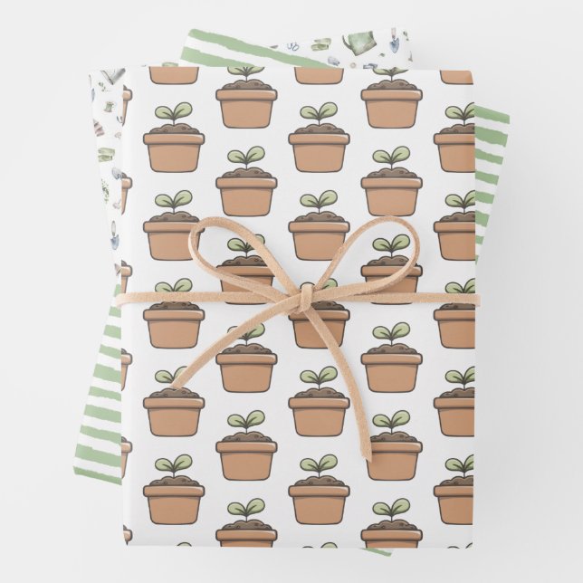 Little Sprout or Garden Geschenkpapier Set (Beispiel)