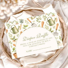 Little Sprout Spring Garden Diapper Raffle Begleitkarte