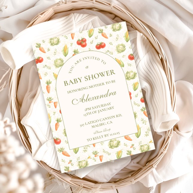 Little Sprout Whimsical Garden Baby Shower Einladung (Von Creator hochgeladen)