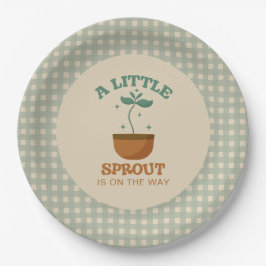 Little Sprouts Garden Party Babydusche Pappteller