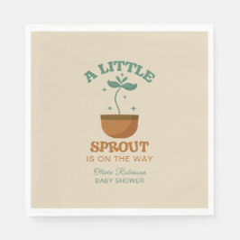 Little Sprouts Garden Party Babydusche Serviette