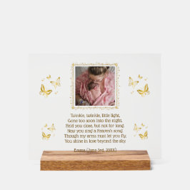 Little Star- Baby Loss Memorial Foto Keepake Acrylschild