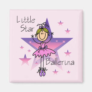 Little Star Ballerina - Blond Hair Magnet