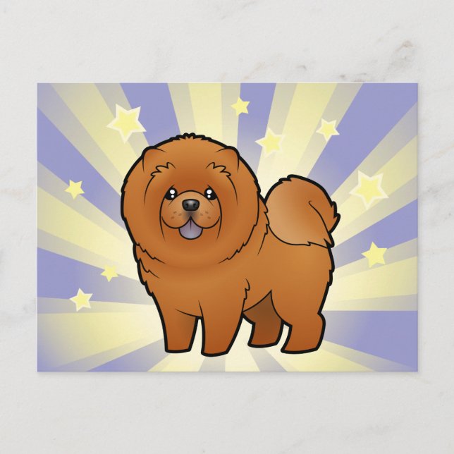 Little Star Chow Chow Postkarte (Vorderseite)