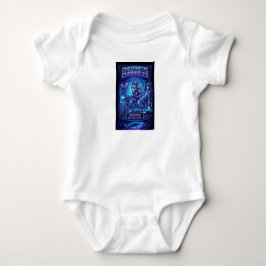 Little Star Gazer: Vibrant Nebula Space Baby Outfi Strampler