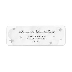 Little Star Gray Baby Dusche Rücksendeadresse