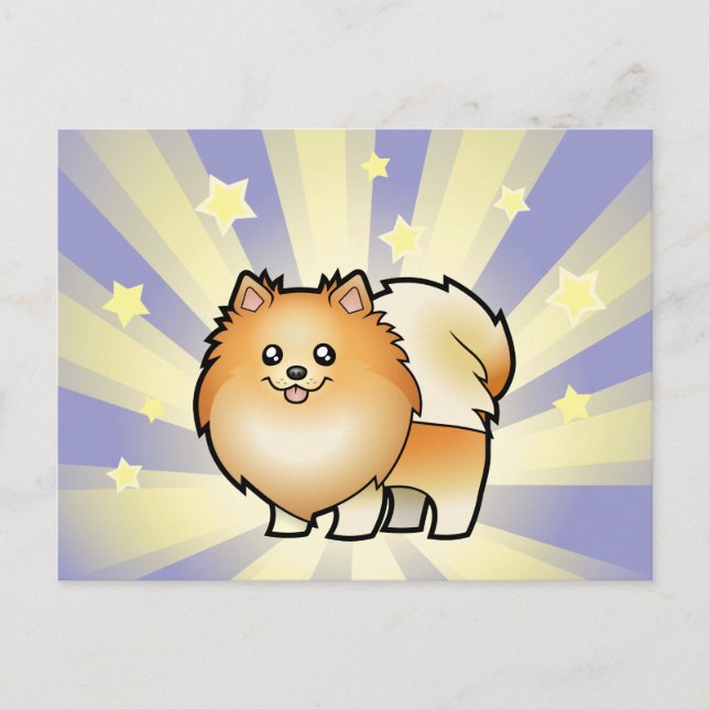 Little Star Spitz Postkarte (Vorderseite)