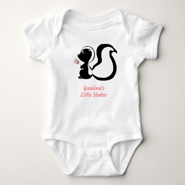 "Little Stinker" Baby Strampler (Vorderseite)