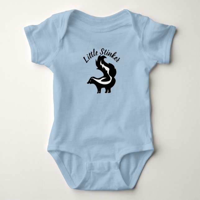Little Stinker Niedlich Skunk Baby Strampler (Vorderseite)