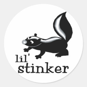 Little Stinker Runder Aufkleber