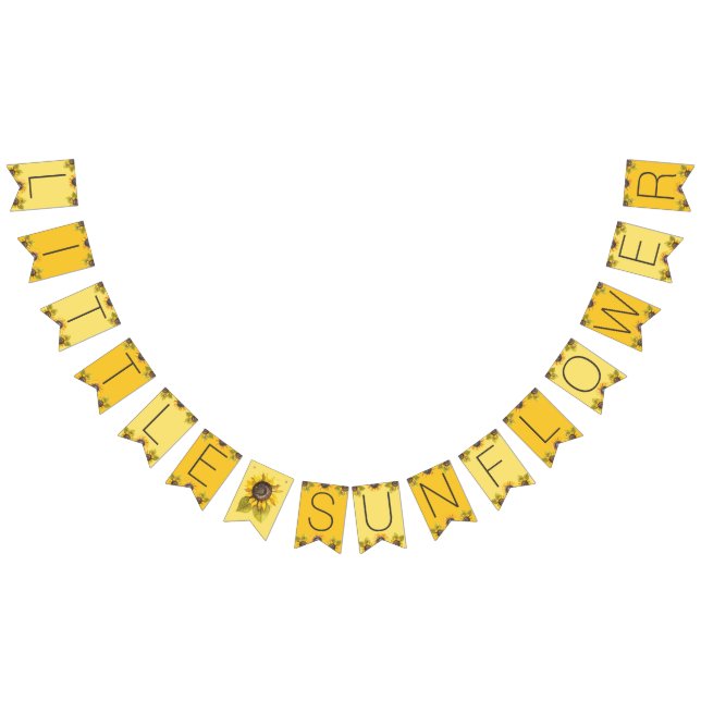 Little Sunflower Party Banner (Alle)