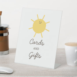 Little Sunshine Baby Shower Cards und Geschenke Un Sockelschild