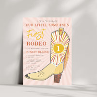 Little Sunshine First Rodeo Boot Birthday Party