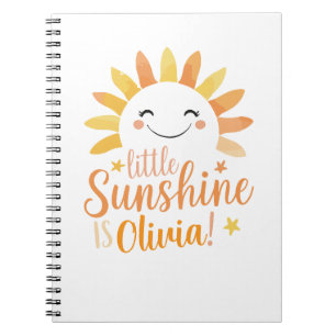 Little Sunshine Personalisiert SpiralNotebook Notizblock