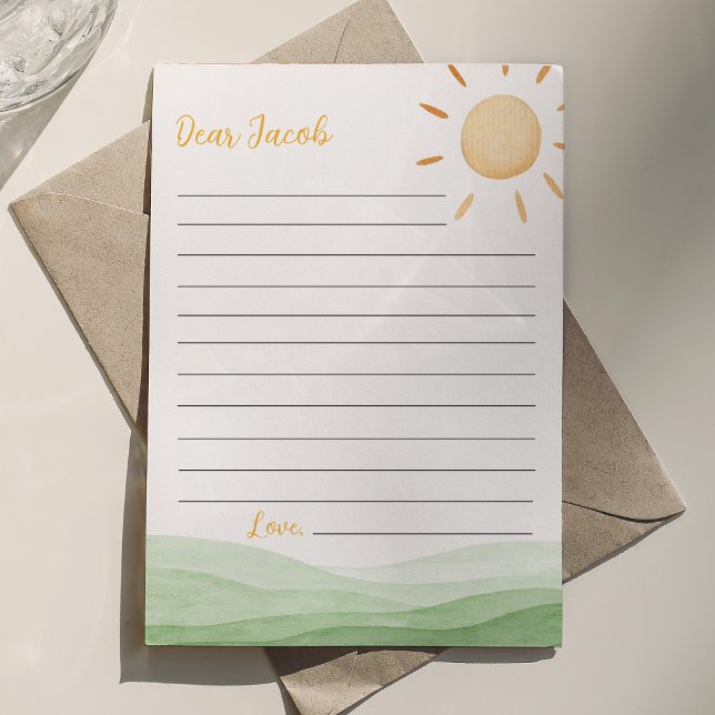 Little Sunshine Time Capsule Note Card Dankeskarte (Von Creator hochgeladen)