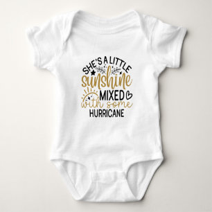 Little Sunshine Typografie Baby Strampler