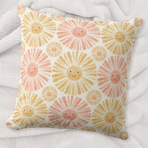 Little Sunshine Watercolor Muster Kissen