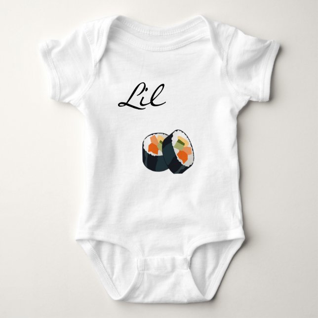 Little Sushi Baby Strampler (Vorderseite)