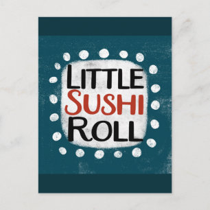 Little Sushi Roll Postcard Postkarte