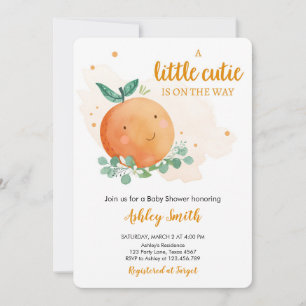 Little Süsse Baby Duwer Greenery Gender Neutral I Einladung