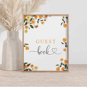 Little Süsse Baby Shower Guest Book Poster
