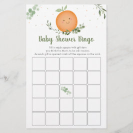 Little Süsse Greenery Baby Shower Bingo Game