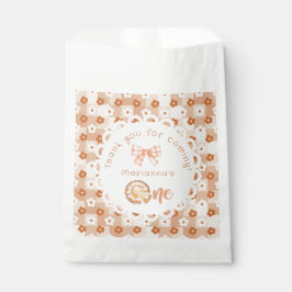 Little Süsse Pie 1. Geburtstag Gingham Vielen Dank Geschenktütchen