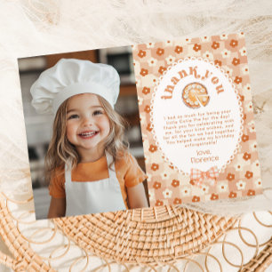 Little Süsse Pie Birthday Foto Danke Karte