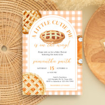 Little Süsse Pie Gingham Baby Shower