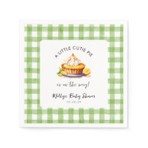 Little Süsse Pie Gingham Baby Shower