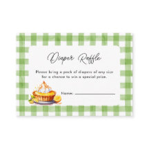 Little Süsse Pie Gingham Diaper Raffle