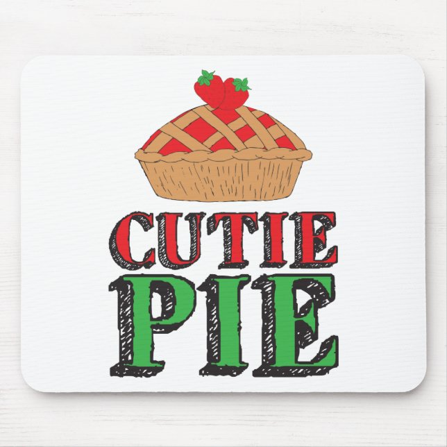 Little Süsse Pie Sweet Stuff Strawberry Cutiepies Mousepad (Vorne)