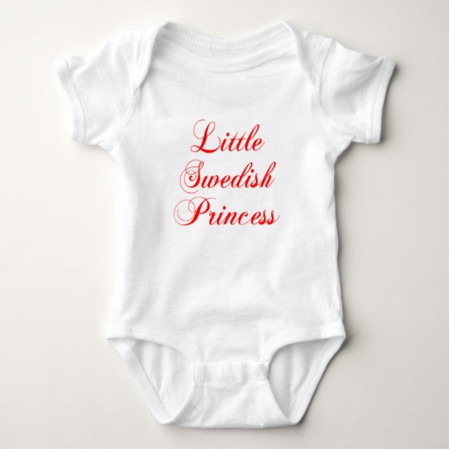Little Swedish Princess Baby Strampler (Vorderseite)