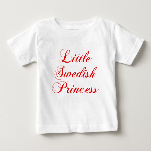 Little Swedish Princess Baby T-shirt (Vorderseite)