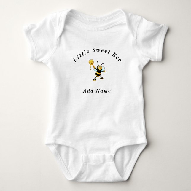 Little Sweet Bee Baby Strampler (Vorderseite)