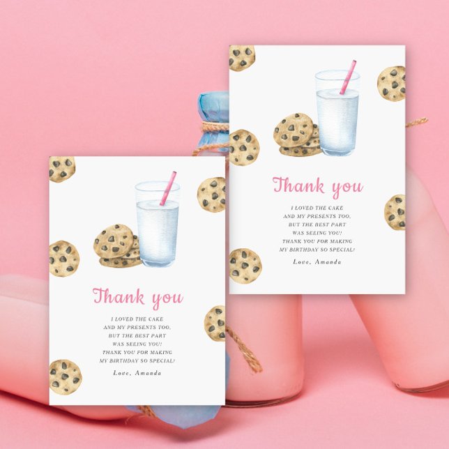 Little Sweet Cookie Mädchen Geburtstagsparty danke (Von Creator hochgeladen)