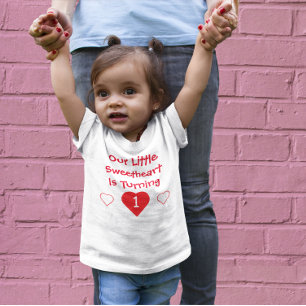 Little Sweetheart 1. Geburtstag Baby T-shirt