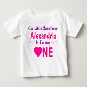 Little Sweetheart 1. Geburtstag Baby T-shirt