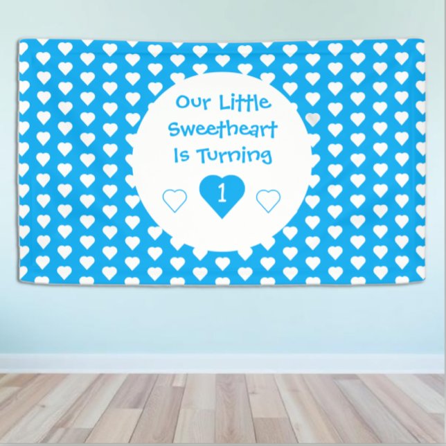 Little Sweetheart 1. Geburtstag Banner (Von Creator hochgeladen)