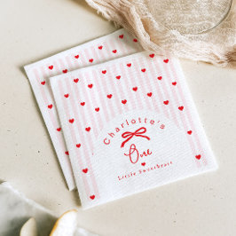 Little Sweetheart 1st Birthday Valentines Serviette