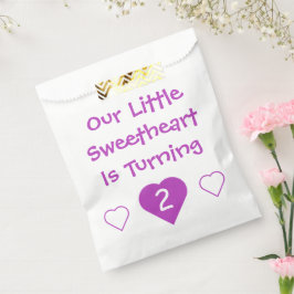 Little Sweetheart 2. Geburtstag Geschenktütchen