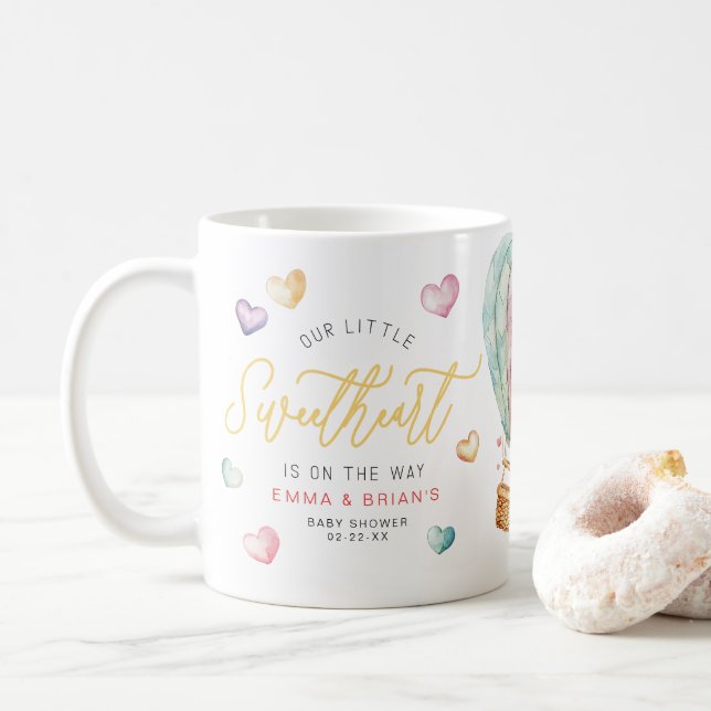 Little Sweetheart Baby Shower favorisiert Tasse (Mit Donut)