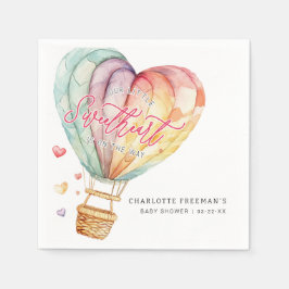Little Sweetheart Baby Shower Napkin Serviette