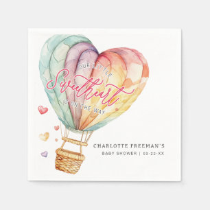 Little Sweetheart Baby Shower Napkin Serviette