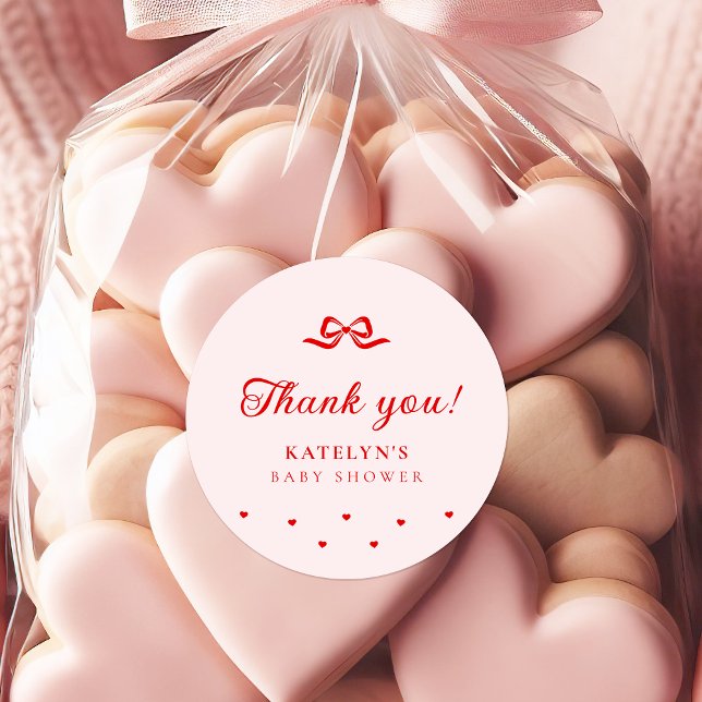 Little Sweetheart Baby Shower Stickers (Von Creator hochgeladen)