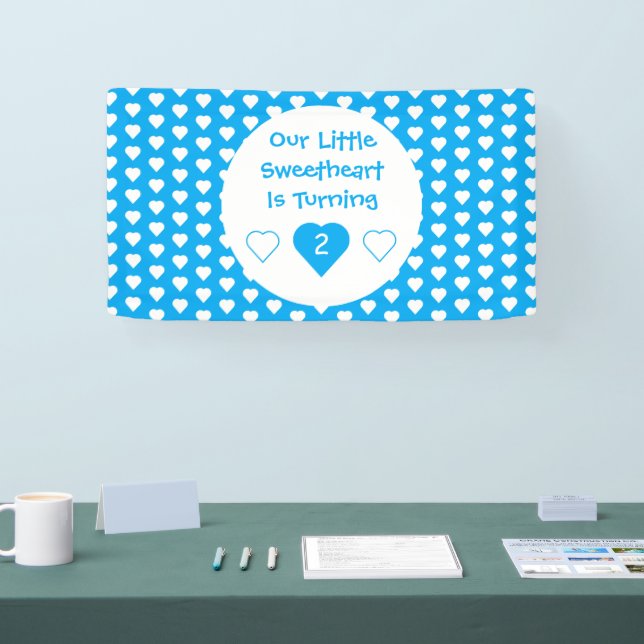Little Sweetheart Birthday Banner (Messe)