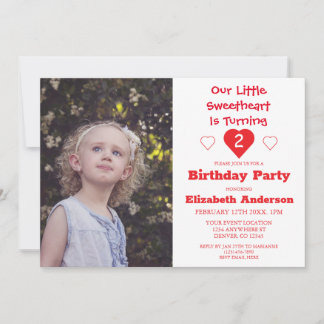 Little Sweetheart Birthday Einladung