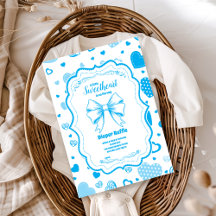 Little Sweetheart Blue Valentine Diapper Raffle