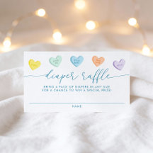 Little Sweetheart Candy Hearts Windel-Raffel